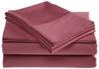 La Rochelle 500-Thread-Count Supima Cotton Sheet Set, Queen, Heather Rose La Rochelle 500-Thread-Count Supima Cotton Sheet Set, Queen, Heather Rose