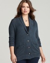 JET by John Eshaya Plus Size Fisherman Cardigan