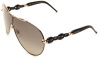 Gucci GG4203/S Sunglasses - 0WPO Black Rose Gold (AE Dark Gray Ochre Lens) - 99mm