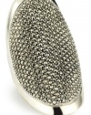 Judith Jack Sterling Silver and Marcasite Oval Ring Size 7