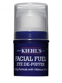 Formulated with refreshing hibiscus tea to reduce swelling, and caffeine to minimize puffiness. Helps revive and awaken tired eyes. This formula also contains rhodiola, known to detoxify and help fight fatigue to reduce the appearance of dark circles. The Eye De-Puffer utilizes natural moisturizers,including honey, to quench dry under eyes with gentle yet rich hydration made specifically to treat the eye area. Formulated with refreshing hibiscus tea to reduce swelling, and caffeine to minimize puffiness. Helps revive and awaken tired eyes. This formula also contains rhodiola, known to detoxify and help fight fatigue to reduce the appearance of dark circles. The Eye De-Puffer utilizes natural moisturizers,including honey, to quench dry under eyes with gentle yet rich hydration made specifically to treat the eye area.