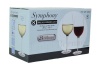 Luigi Bormioli Break-Resistant 8-All Purpose Wine Stems / Wine Glasses (20 oz size each)