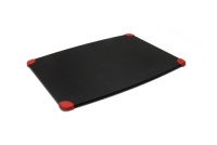 Epicurean 15 by 11-Inch Non Slip Gripper Cutting Board, Slate with Red Silicone Grippers Epicurean 15 by 11-Inch Non Slip Gripper Cutting Board, Slate with Red Silicone Grippers