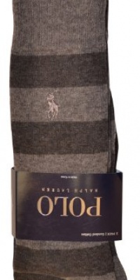 Polo Ralph Lauren Men's 2 Pack Dress Socks Gray-10-13 Polo Ralph Lauren Men's 2 Pack Dress Socks Gray-10-13