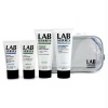 Lab Series Deluxe Shave Set: Face Scrub 100ml + Shave Cream 100ml + Post Shave 50ml + Moisture Gel 50ml + Bag - 4pcs+1bag