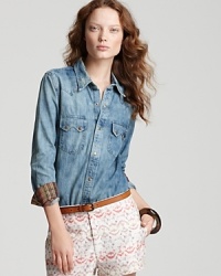 Free People Top - True Grit Denim Free People Top - True Grit Denim