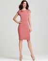 Escada Dress - Daovia Mixed Fabric Rose