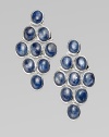 From the Scultura Collection. A beautiful cascade of linked kyanite cabochons set in sterling silver. KyaniteSterling silverLength, about 2Post backImported 