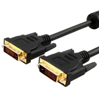 eForCity Gold-plated DVI-D Digital / Digital Dual Link Cable 9.9Gbps 24+1 pin M / M, 6 FT / 1.8 M, Black eForCity Gold-plated DVI-D Digital / Digital Dual Link Cable 9.9Gbps 24+1 pin M / M, 6 FT / 1.8 M, Black