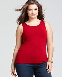 Mix, match and layer this Eileen Fisher jewel neck shell year-round for the ultimate in effortless elegance. Mix, match and layer this Eileen Fisher jewel neck shell year-round for the ultimate in effortless elegance.