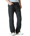 Dial down into darker territory with these boot-cut jeans from Calvin Klein Jeans.