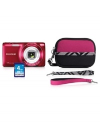 Ideal for intermediate and beginner use. Fuji's FinePix JZ100 offers the latest technology for crisp, high-definition photographs in vivid colors. Ideal for intermediate and beginner use. Fuji's FinePix JZ100 offers the latest technology for crisp, high-definition photographs in vivid colors.