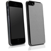 BoxWave GeckoGrip Apple iPhone 5 Case - Ultra Low Profile, Slim Fit Snap Shell Cover with Rubberized Pebble Texture Back Cover - Apple iPhone 5 Cases and Covers (Grey)