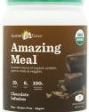 Amazing Grass Amazing Meal, Organic Chocolate Infusion Powder, Gluten Free, 15 Servings, 17.1-Ounce Container