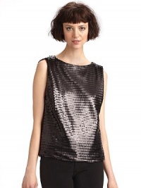 THE LOOKBoatneckSleevelessDraped backPull-on styleTHE FITAbout 22 from shoulder to hemTHE MATERIALPolyesterAcetate liningCARE & ORIGINSpot cleanImported THE LOOKBoatneckSleevelessDraped backPull-on styleTHE FITAbout 22 from shoulder to hemTHE MATERIALPolyesterAcetate liningCARE & ORIGINSpot cleanImported