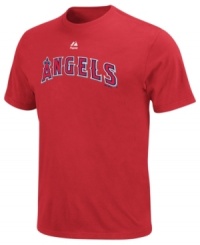 Team up! Get into the spirit of the season by supporting your Los Angeles Angels with this MLB t-shirt from Majestic. Team up! Get into the spirit of the season by supporting your Los Angeles Angels with this MLB t-shirt from Majestic.