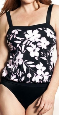 Miraclesuit Women's Spring Fling Breezy Tankini Top Pink Miraclesuit Women's Spring Fling Breezy Tankini Top Pink