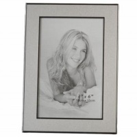 Silver Brushed and Polished Metal Engravable Photo 4x6 Picture Frame Wholesale Silver Brushed and Polished Metal Engravable Photo 4x6 Picture Frame Wholesale