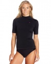 Speedo Women's Hana Solid Rashguard Swim Tee