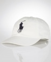 Ralph Lauren's official limited edition US Open baseball cap is crafted from durable cotton chino twill with an iconic embroidered pony.