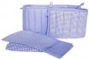 Tadpoles Classic 3-Piece Cradle Set, Navy