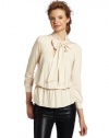 Rachel Pally Women's Long Sleeve Bow Tie Top