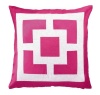 Trina Turk Down-Filled Pillow, Palm Springs Blocks, Pink, 20 by 20-Inches