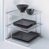 Organize It All Chrome Corner-Shelf 1824