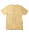 Catch a ride. Make friends wherever you go with approachable style in this casually cool Quiksilver graphic t-shirt.