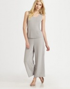 A cropped, wide-leg silhouette gives these silk pants, must-have-now status.Flat-front designSide zipperWaist dartsInseam, about 26Rise, about 13SilkDry cleanImported Model shown is 5'10 (177cm) wearing US size Small. 
