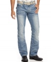 This INC International Concepts jeans offers a laid back look and a comfortable fit.