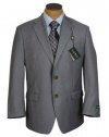 Ralph Lauren Mens Silver Gray Solid Sport Coat Jacket