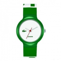 Lacoste Goa White Dial Green Bezel Unisex Watch 2020045 Lacoste Goa White Dial Green Bezel Unisex Watch 2020045