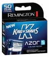 Remington King of Shaves Azor 5 Men's Shaver Replacement Cartridges 6 count