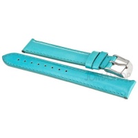 MICHELE 16 mm Aqua Patent Strap MICHELE 16 mm Aqua Patent Strap