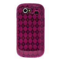 Amzer Luxe Argyle High Gloss TPU Soft Gel Skin Case for Samsung/Google Nexus S - Hot Pink Amzer Luxe Argyle High Gloss TPU Soft Gel Skin Case for Samsung/Google Nexus S - Hot Pink