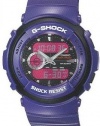 G-Shock Ana-Digi Purple Strap Black and Red Dial Men's Watch #G-300SC-6ADR