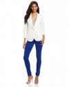 Calvin Klein Jeans Women's Mixed Media Blazer