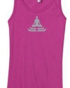 LOTUS POSE Yoga Women's Rachel Sheer Rib Longer Length Tank Top - Berry Color