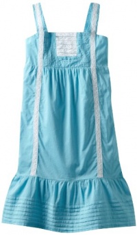 KC Parker Girls 7-16 Lawn Ruffled Dress, Summer Turquoise, 8 KC Parker Girls 7-16 Lawn Ruffled Dress, Summer Turquoise, 8