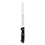 Ideal for beginners, this bread knife retains its sharpness and features a riveted handle.