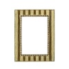 This hand-finished frame combines classic lines with modern sophistication. Accented with chocolate and cream colored enameled stripes with jonquil and smoked topaz Swarovski® crystals it's a fashionable way to display your favorite photos.