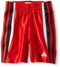 adidas Boys 2-7 Three point short, Light Scarlet, 7 adidas Boys 2-7 Three point short, Light Scarlet, 7