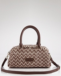Tap into this season's homespun accessories trend with this woven tote from MARC BY MARC JACOBS. The stripes make it a perfect partner for solids, so team it with a camel coat and blouse. Tap into this season's homespun accessories trend with this woven tote from MARC BY MARC JACOBS. The stripes make it a perfect partner for solids, so team it with a camel coat and blouse.