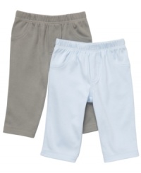 Always prepared. Keep the basics at the ready anytime with this pants 2-pack from Carter's. Always prepared. Keep the basics at the ready anytime with this pants 2-pack from Carter's.