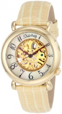 Stuhrling Original Women's 108.1215A9 Classic Wall Street Automatic Skeleton Beige Watch Stuhrling Original Women's 108.1215A9 Classic Wall Street Automatic Skeleton Beige Watch
