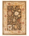Introduce the casual, historical elegance of Oushak rugs to your home with this modern Caladonia area rug from Lauren Ralph Lauren. Crafted in Turkey using advanced power-looming techniques to create the look of heathered fibers for a soft, lustrous appearance in durable polypropylene.