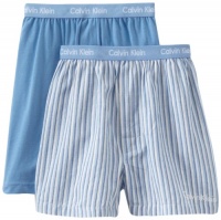 Calvin Klein Boys 2-7 2 Pack Underwear, Blue, X-Small/4-5 Calvin Klein Boys 2-7 2 Pack Underwear, Blue, X-Small/4-5