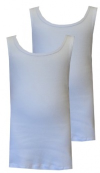 Calvin Klein Boys White 2 Pack Cotton Tank Tops for boys (16/18) Calvin Klein Boys White 2 Pack Cotton Tank Tops for boys (16/18)