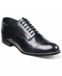 Keep it fun, keep it classic. This traditional pair of cap-toe oxford men's dress shoes makes all the right moves. Imported. Keep it fun, keep it classic. This traditional pair of cap-toe oxford men's dress shoes makes all the right moves. Imported.